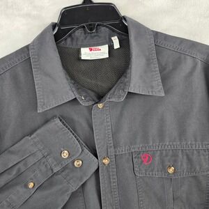 Fjallraven‎ Shirt Jacket G-1000 Shrek Trekking Button Up Outdoor Hiking XXL